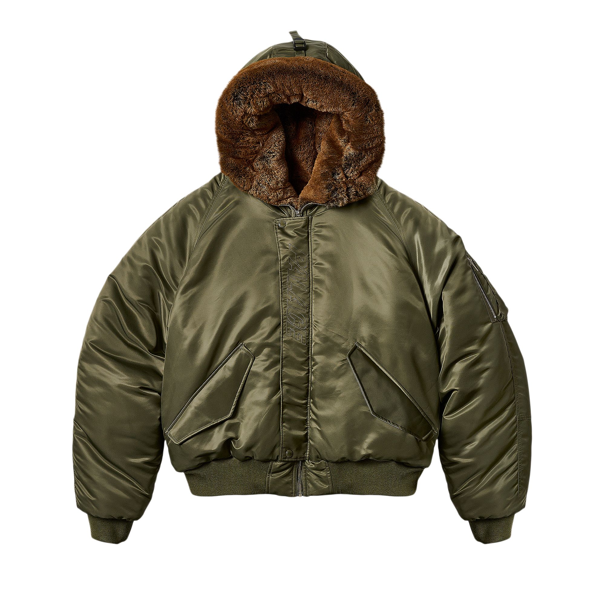 Pre-owned Palace Reversible Yeti Parka 'olive' | Green | Men's Size M