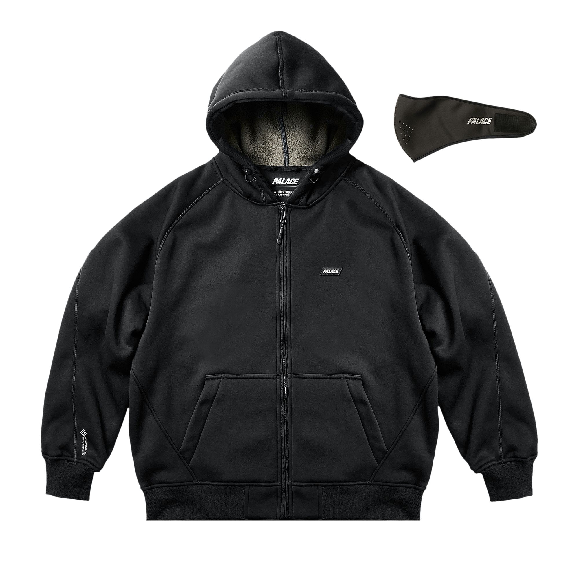 Pre-owned Palace Gore-tex Windstopper Bonded Jacket 'black' | Men's Size M