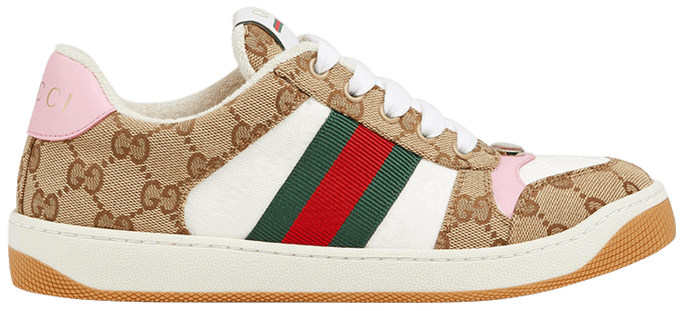 スニーカー GUCCI Women Sneakers 817276 FAD3U9750 Beige Buy Gucci Wmns Screener Sneaker 'Beige Pink' - 817276 FAD3U