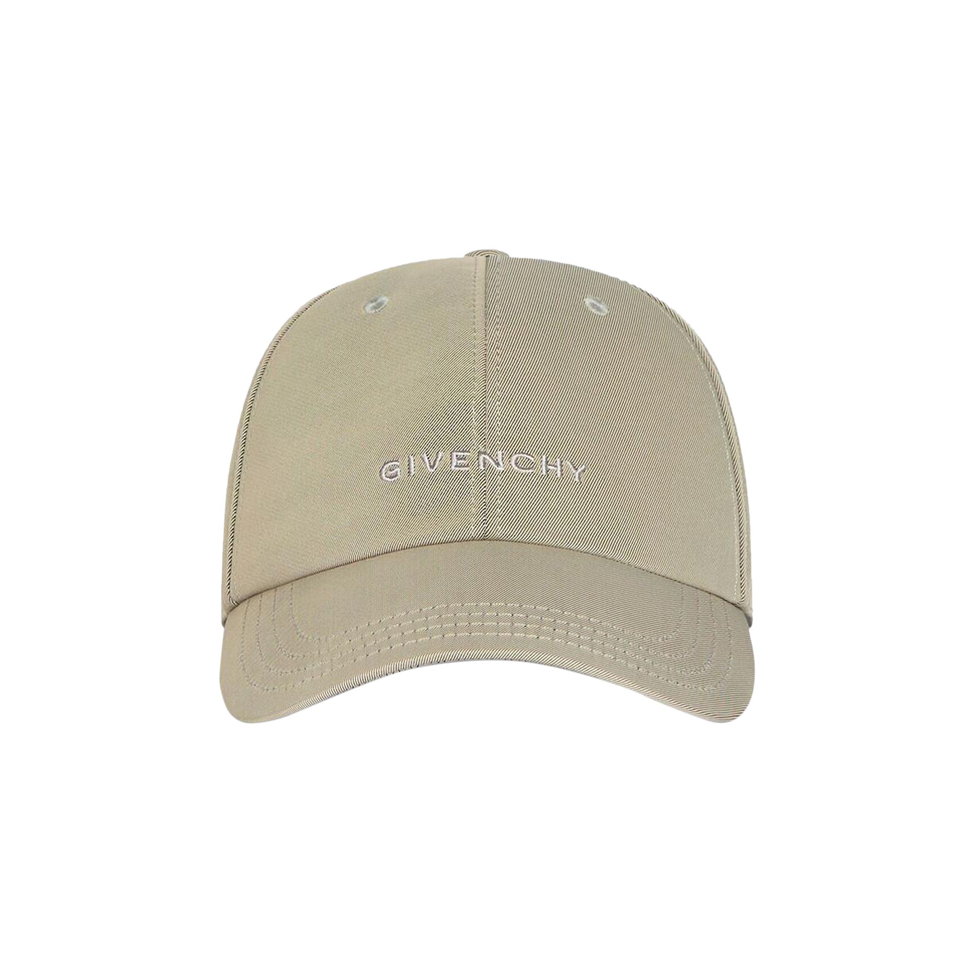 Pre-owned Givenchy Embroidered Logo Curved Cap 'natural Beige' | Tan | Men's Size Onesize