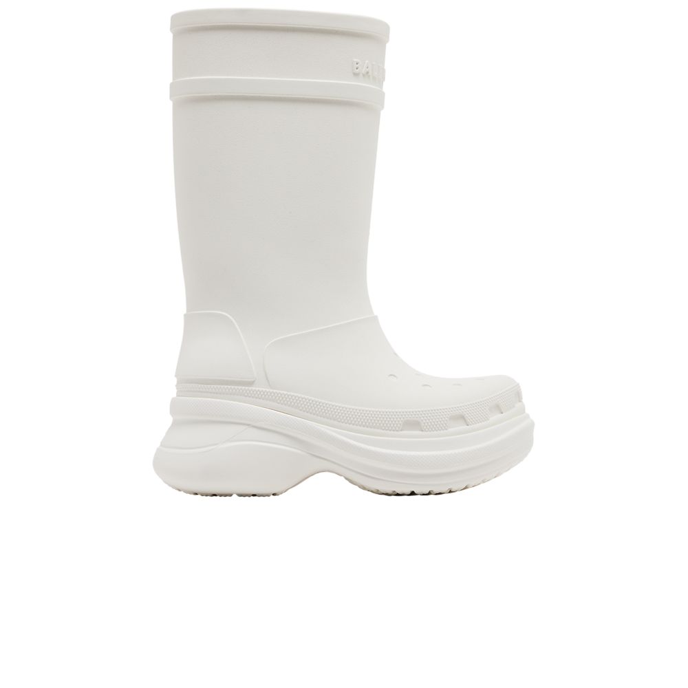Pre-owned Balenciaga Crocs X Wmns Clog Boot 2.0 'white' | Women's Size 41