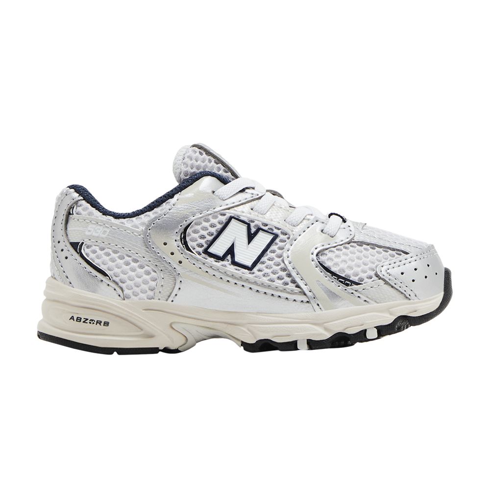 Pre-owned New Balance 530 Bungee Toddler Wide 'summer Fog Navy' | Grey | Infant Size 8.5 In Gray