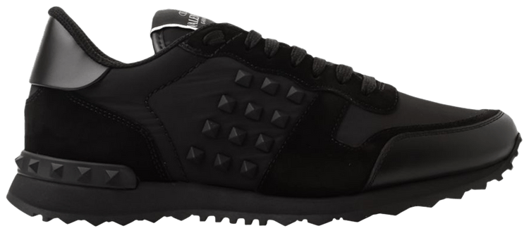 Valentino Rockstud Rockrunner Black Nylon