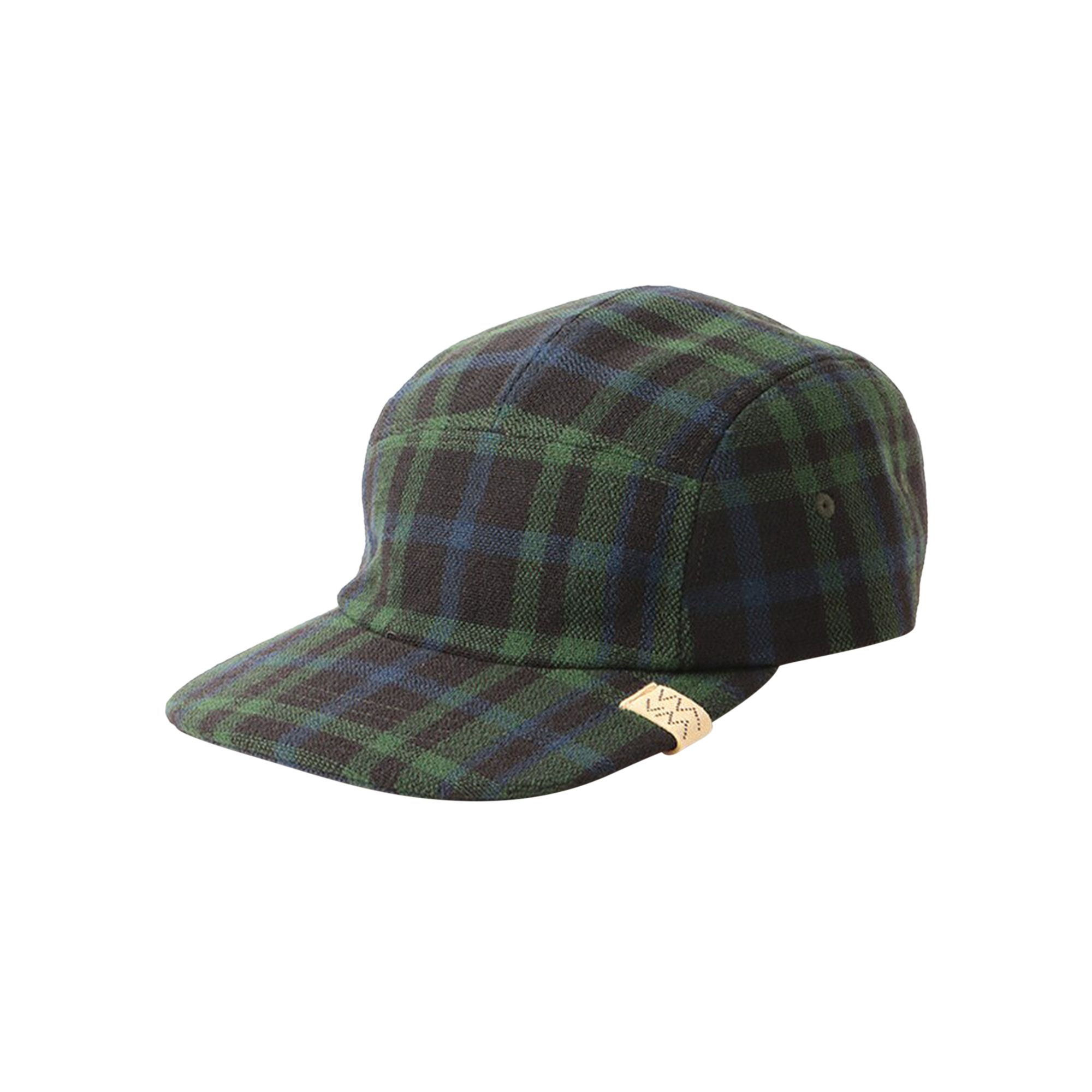 Pre-owned Visvim Buffalo Check Camp Cap 'green'