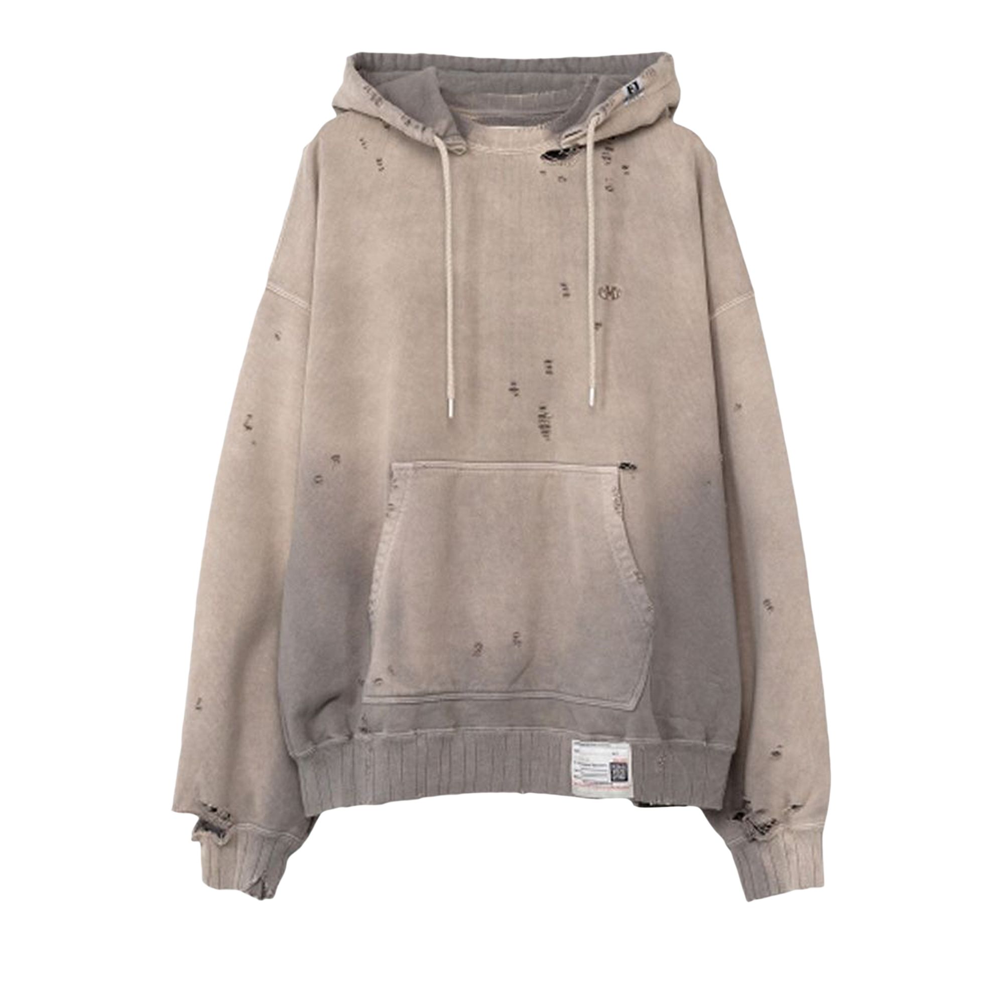 Pre-owned Miharayasuhiro Maison Mihara Yasuhiro Sun Faded Hoodie 'beige' | Tan | Men's Size 48 In Brown