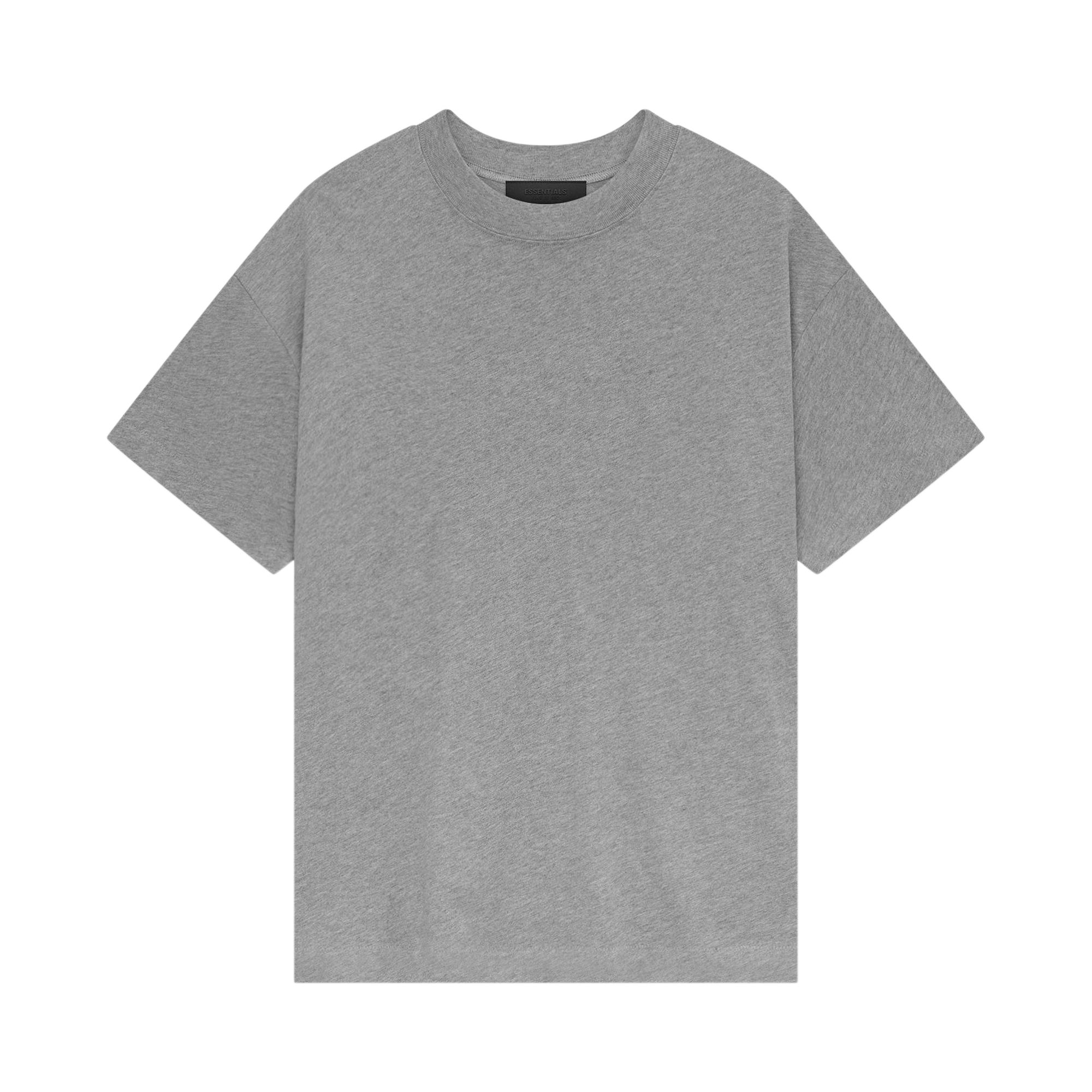 Pre-owned Essentials Fear Of God Tee (3 Pack) 'heather Grey'