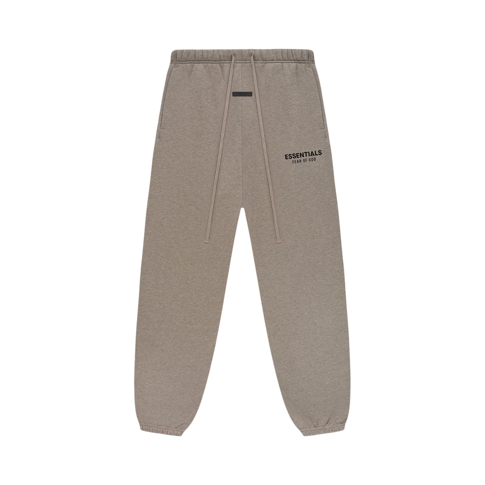 Pre-owned Essentials Fear Of God  Fleece Sweatpant 'heather Grey'