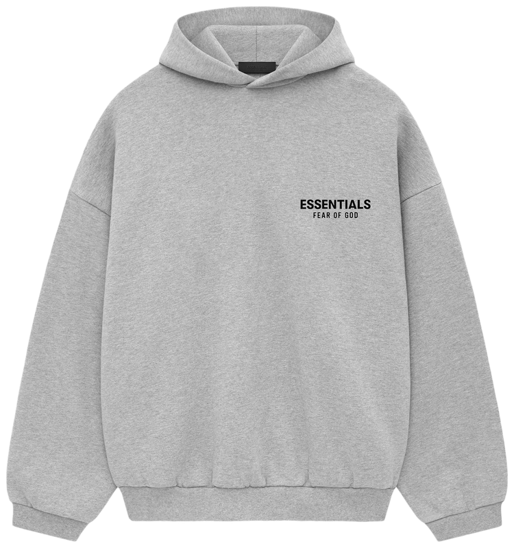 Fear of God Essentials Fleece Hoodie II Light Heather Grey