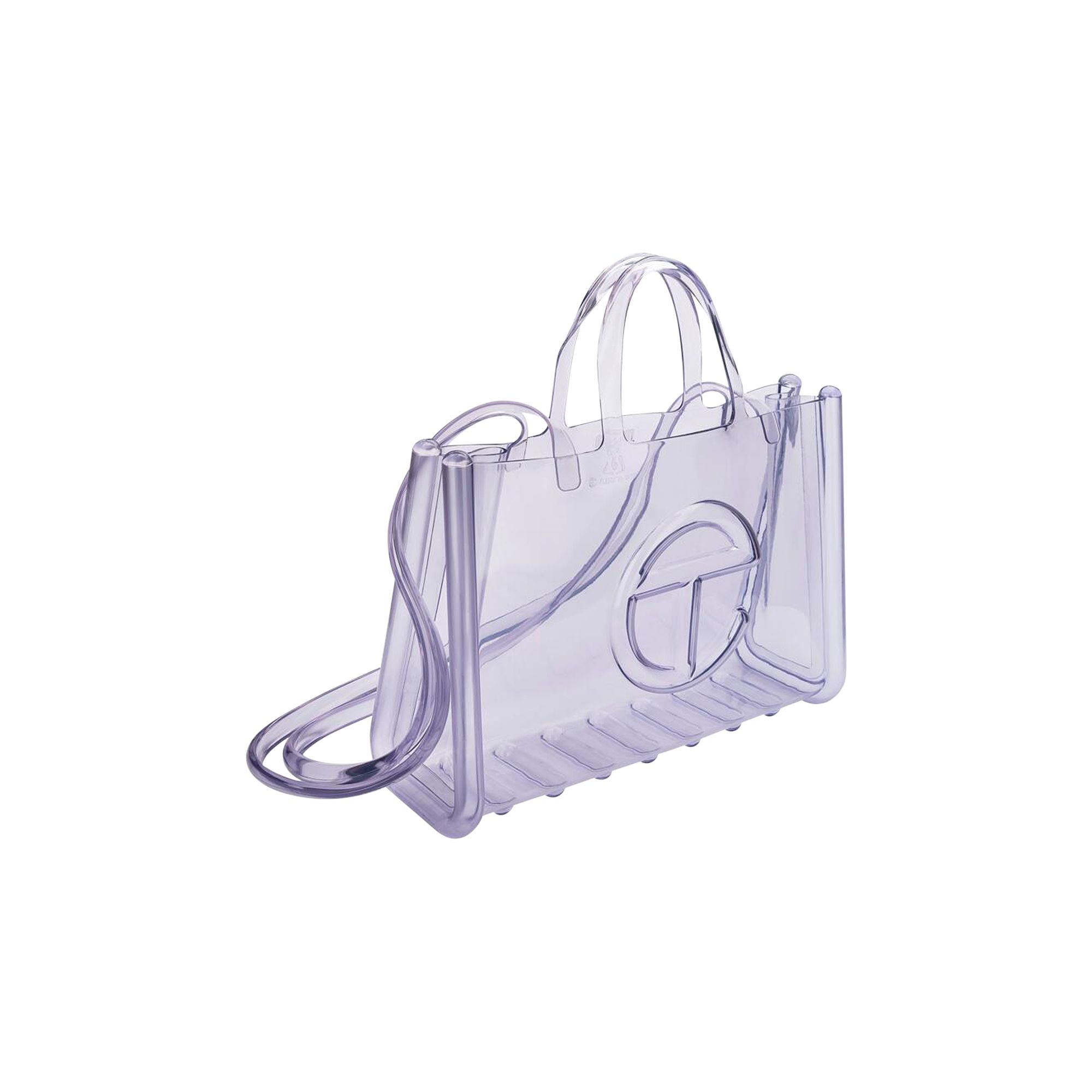 Pre-owned Telfar X Melissa Large Jelly Shopper 'clear' | White | Men's Size Onesize