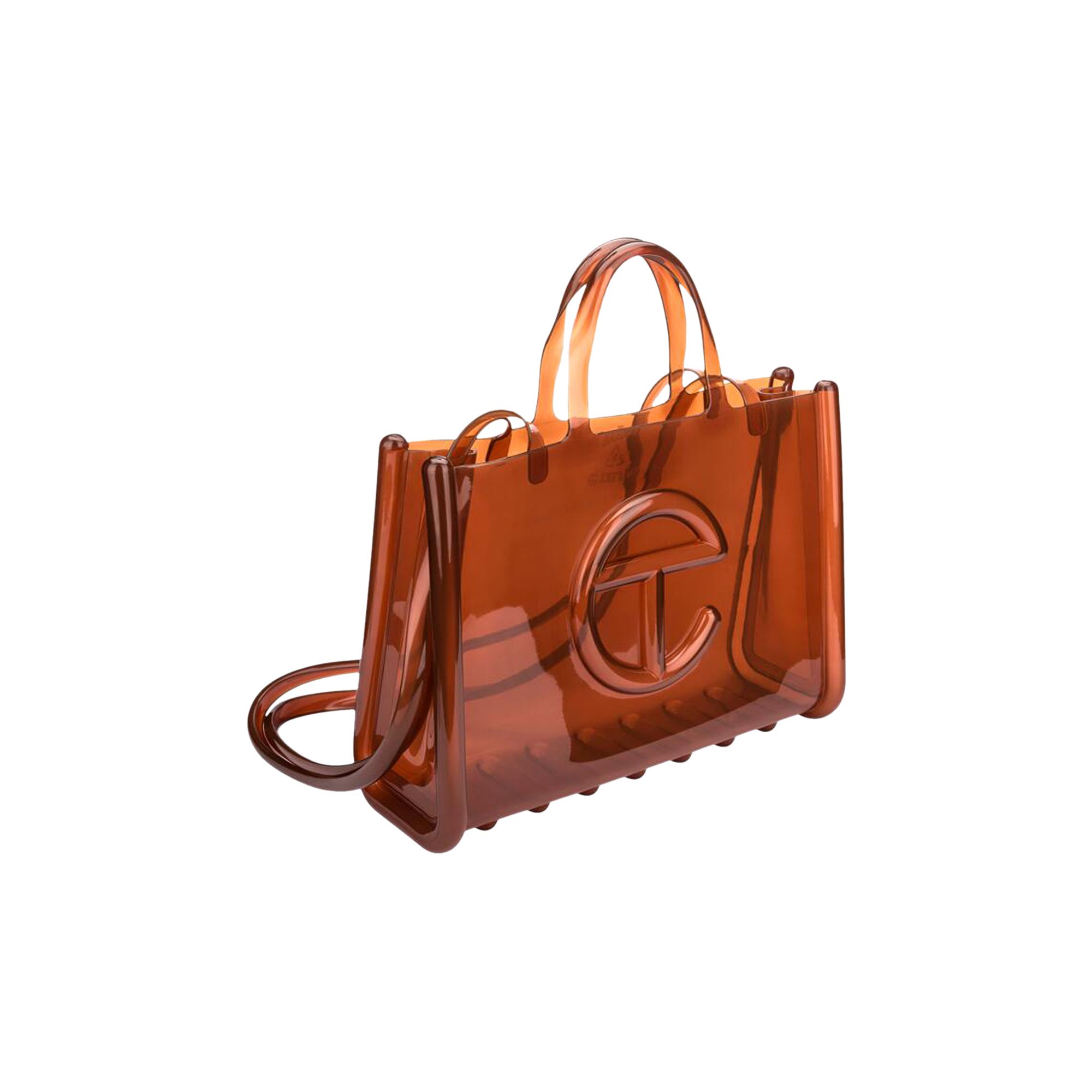 Pre-owned Telfar X Melissa Large Jelly Shopper 'brown' | Men's Size Onesize