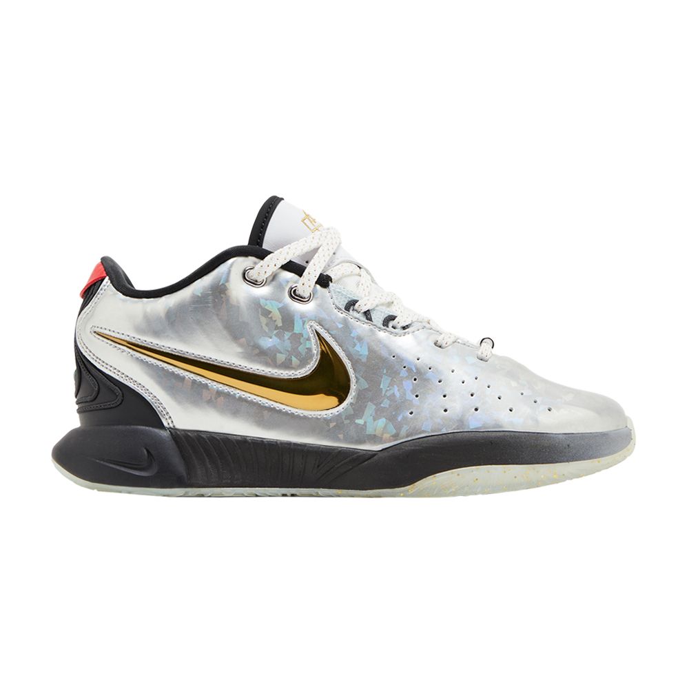 Pre-owned Nike Lebron 21 Gs Se 'all-star' | Silver | Kid's Size 5.5