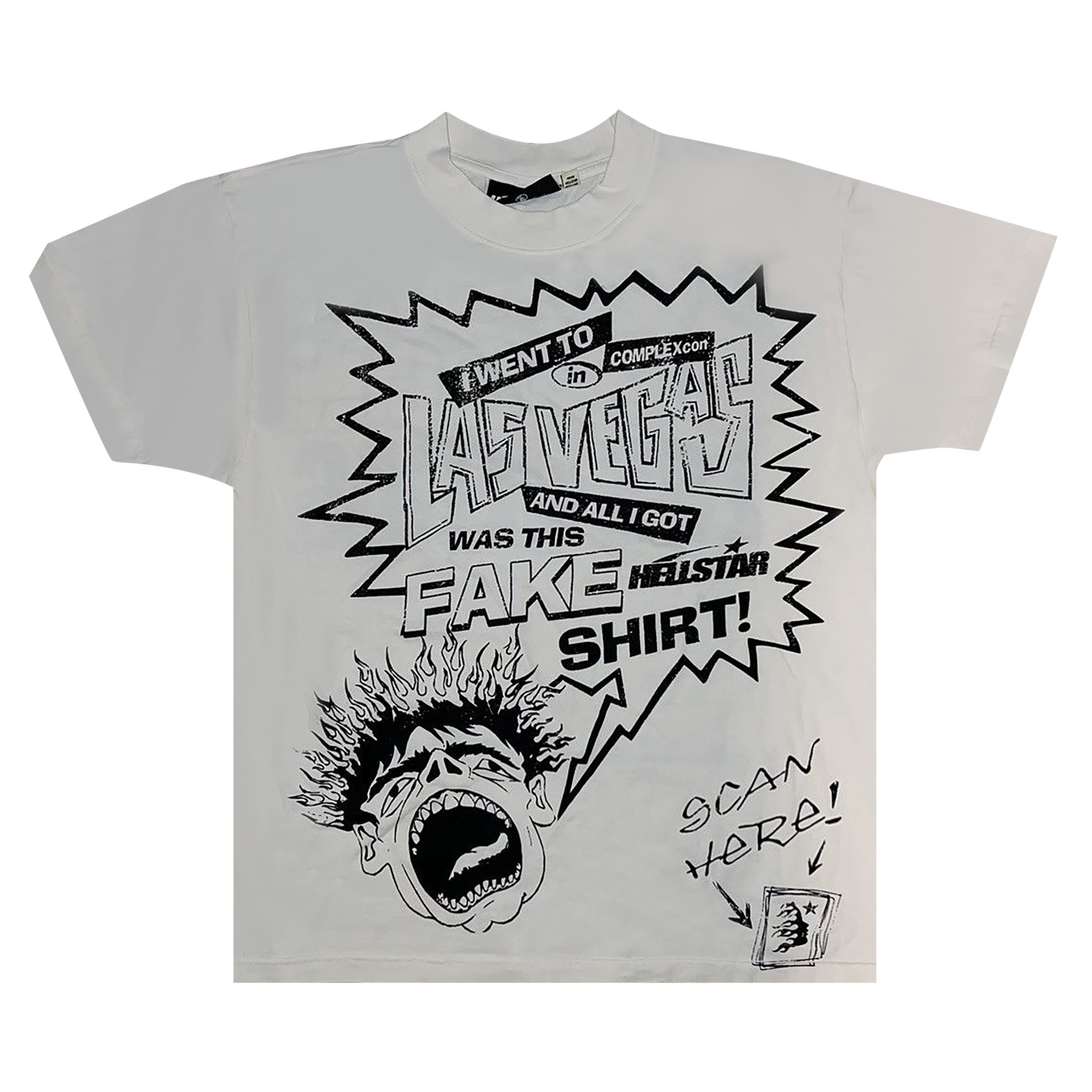 Pre-owned Hellstar X Complexcon Exclusive Tee 'white' | Men's Size L