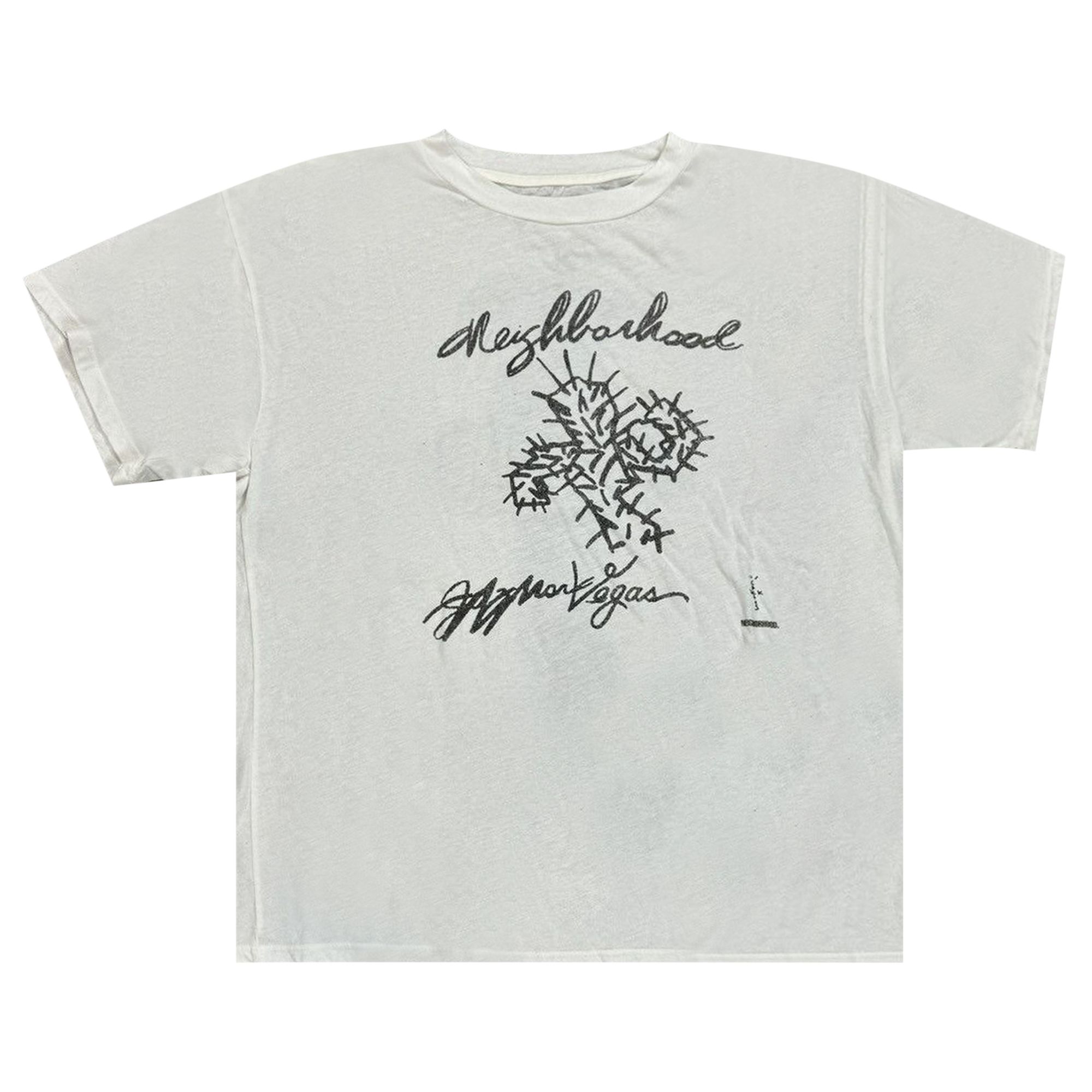 Pre-owned Cactus Jack By Travis Scott X Neighborhood X Compleccon Tee 'white' | Men's Size Xl