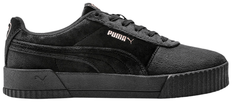 Puma Wmns Carina Velvet   Black Rose Gold
