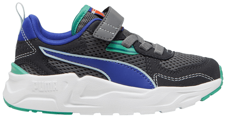 Puma Trinity Lite RBS 2 AC Little Kid Grey Teal Royal