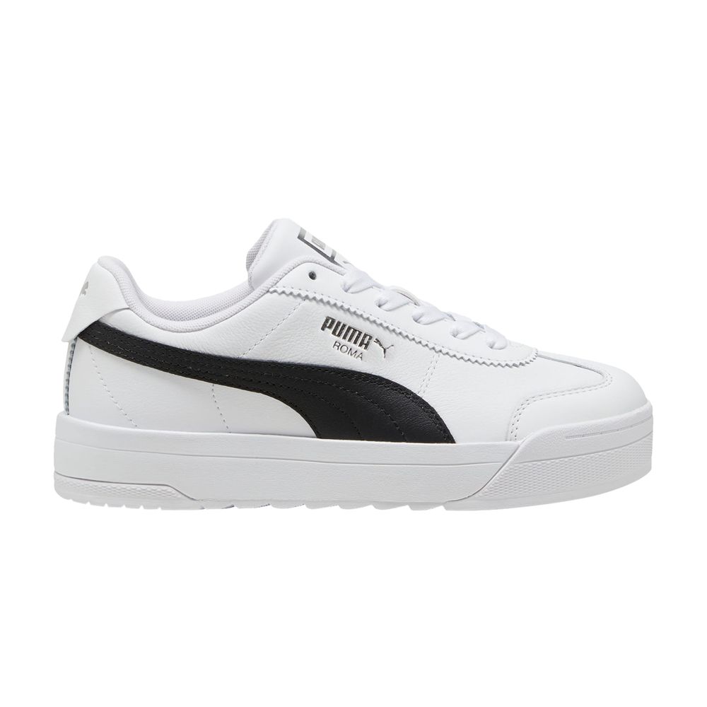 Puma Wmns Roma Feminine 'White Black' | Women's Size 6 - 398609-04