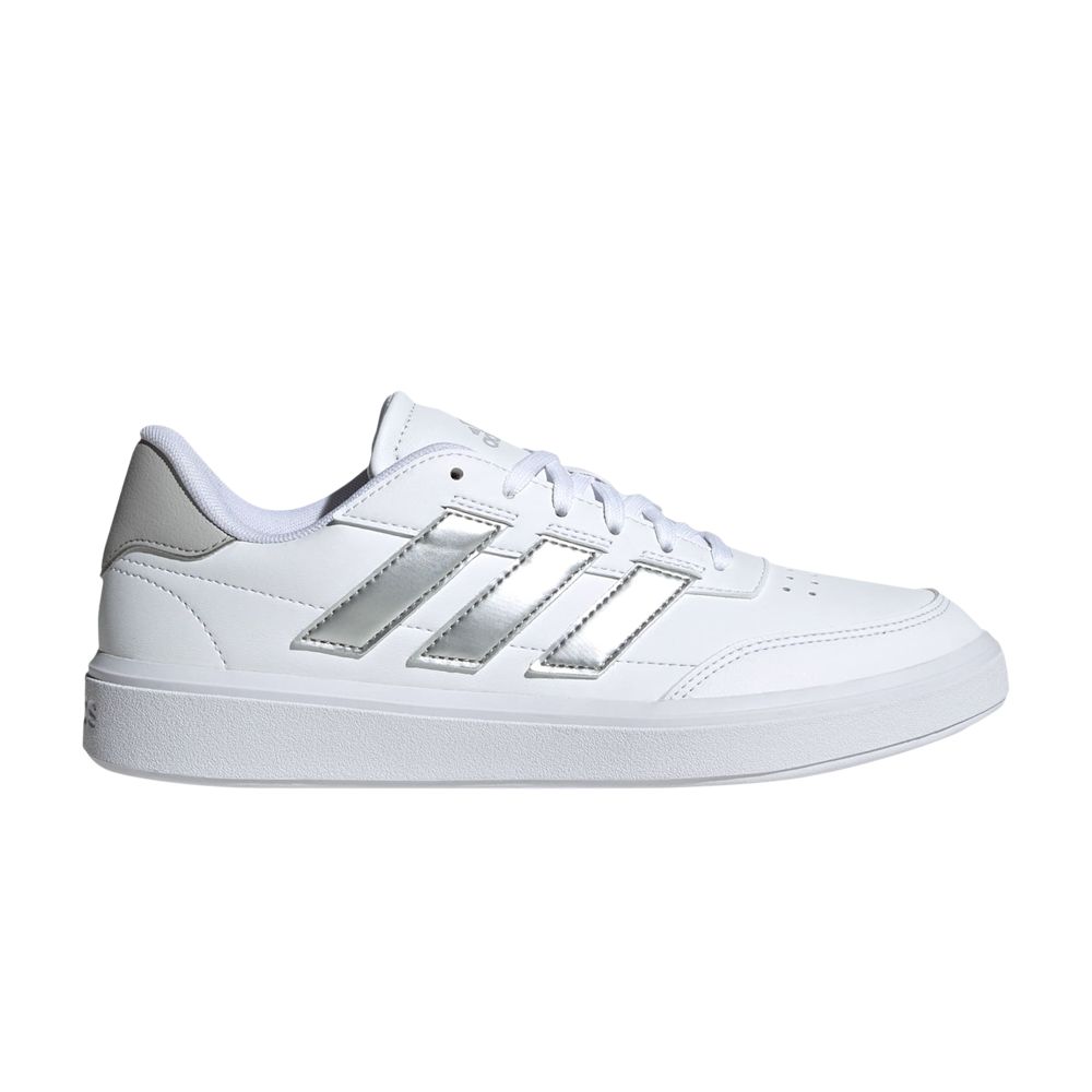 Pre-owned Adidas Originals Adidas Wmns Courtblock 'white Silver Metallic' | Women's Size 6.5