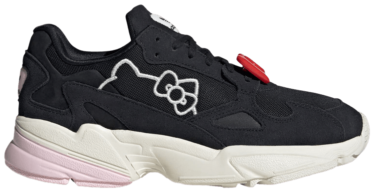 Hello Kitty x adidas Wmns Falcon Black Clear Pink