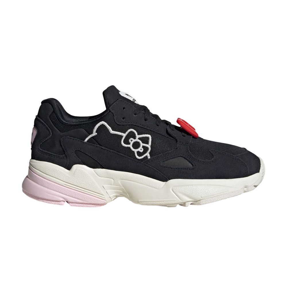 Pre-owned Adidas Originals Adidas Hello Kitty X Wmns Falcon 'black Clear Pink' | Women's Size 5