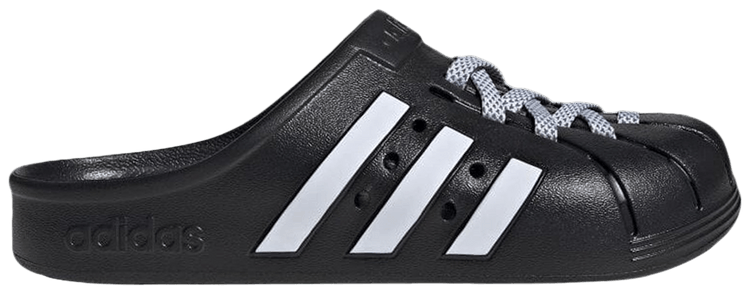 Buy Adilette Clog 'Black White Laces' - JH9848 | GOAT Buy Adilette Clog 'Black White Laces' - JH9848 | GOAT