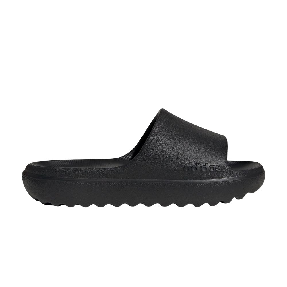 Pre-owned Adidas Originals Adidas Adilette Lumia Slide J 'triple Black' | Kid's Size 7