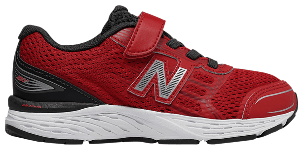 New Balance 680v6 Bungee Infant Extra Wide Red Black
