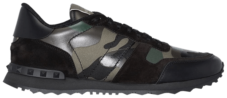 Valentino Rockrunner Black Army Green Camo