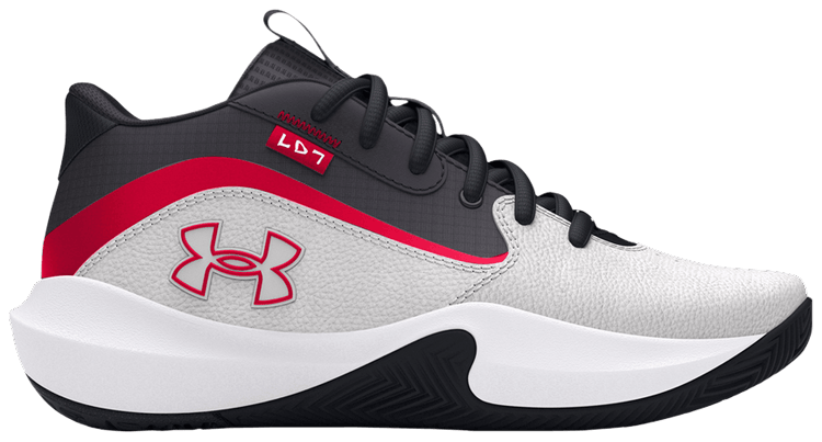 Under Armour Lockdown 7 GS Distant Grey Red