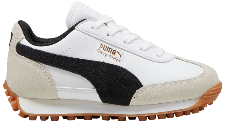 Puma Easy Rider Mix Little Kid White Black
