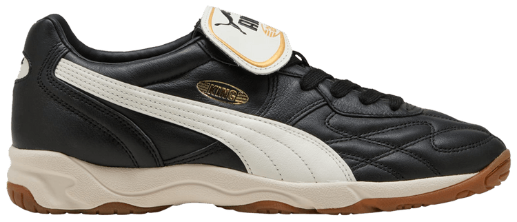 Puma King Indoor Black White