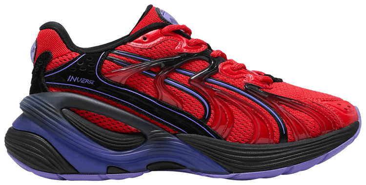 Puma Inverse Rev Big Kid Red Dark Amethyst