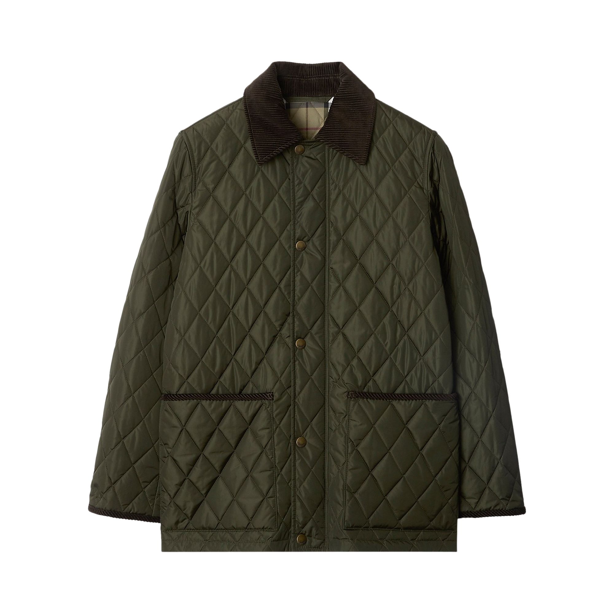 Pre-owned Burberry Quilted Jacket 'shale/brush' | Tan | Women's Size L