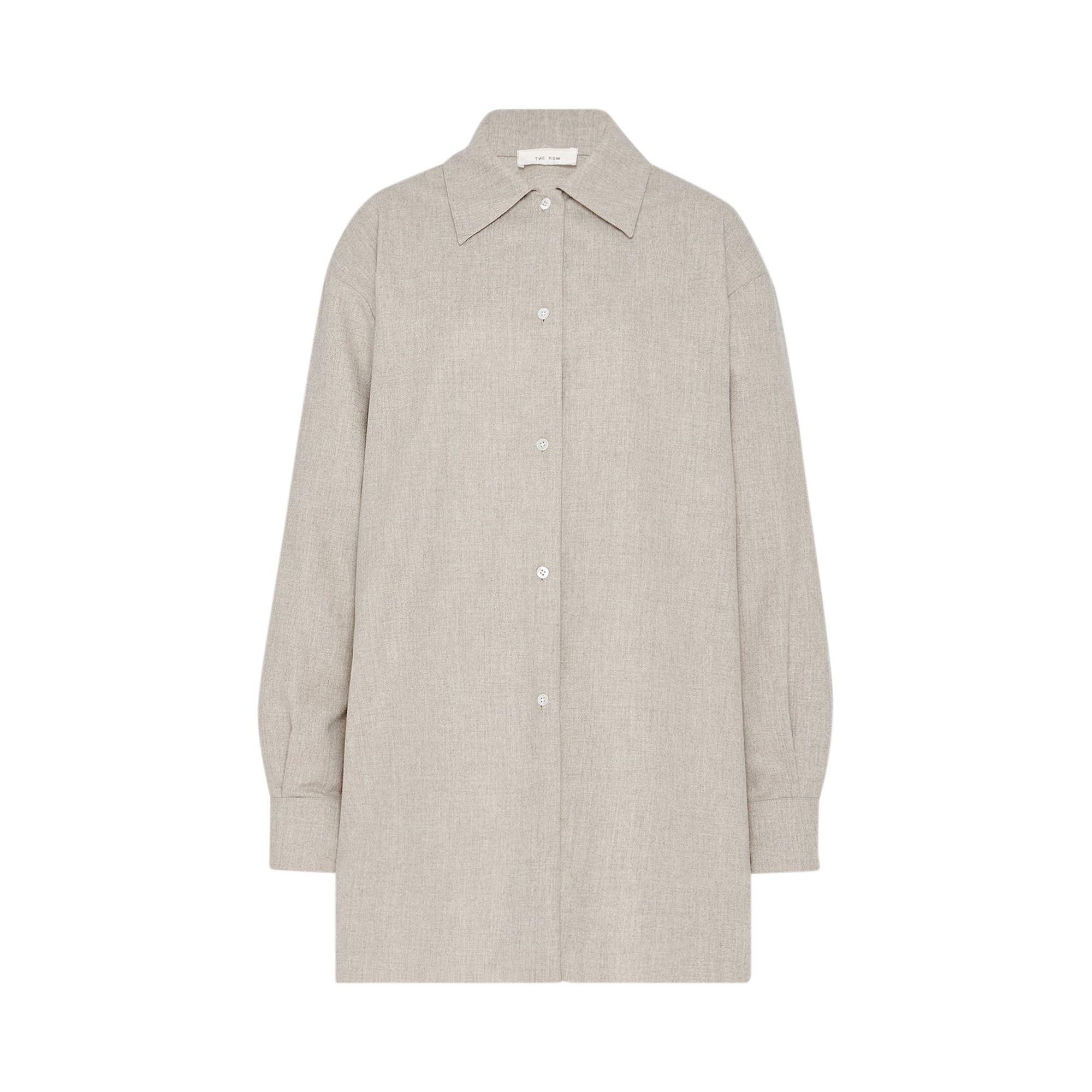 Pre-owned The Row Komako Shirt 'light Pebble' | Grey | Women's Size 4