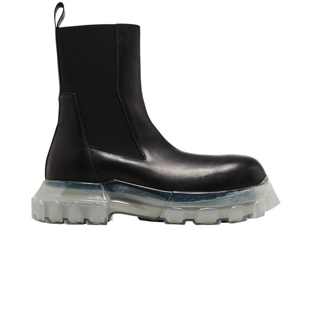 Click to view more detailed imagery on our partner's website Pre-owned Rick Owens Beatle Bozo Tractor 'black Clear' | Men's Size 45