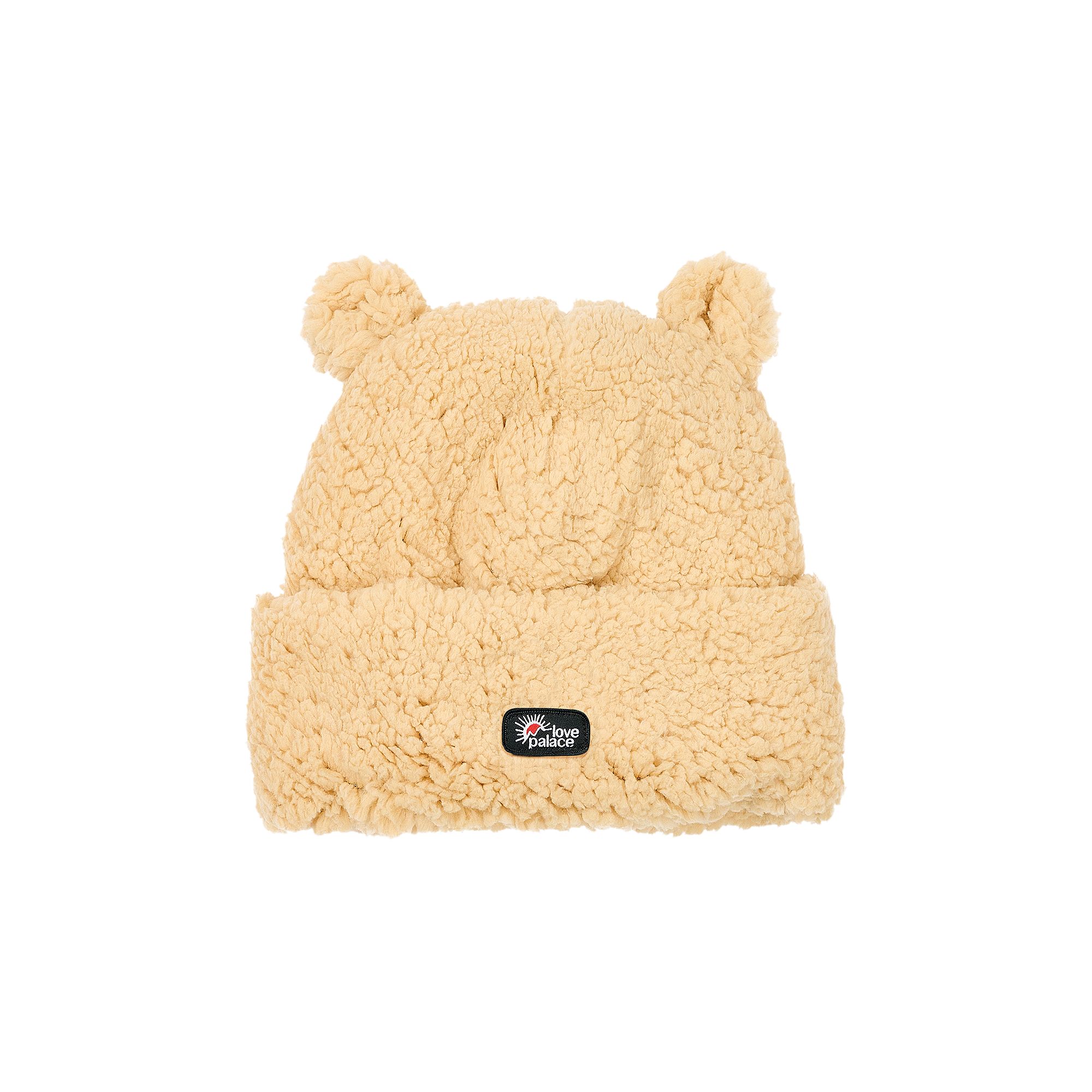 Pre-owned Palace Love Fuzzy Ears Beanie 'soft White' | Men's Size L/xl