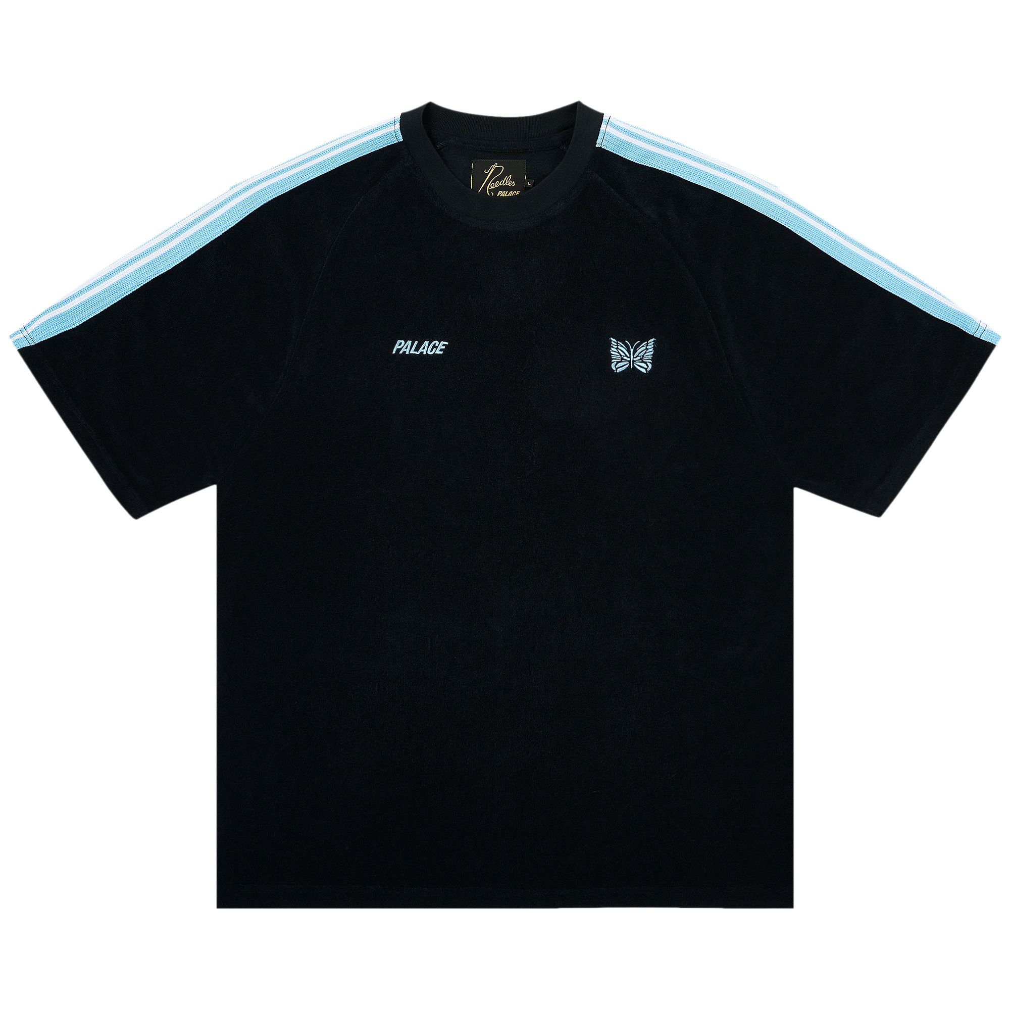 Pre-owned Palace X Needles Towelling T-shirt 'black' | Men's Size Xl