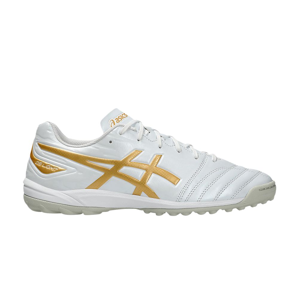 ASICS DS Light Club TF Wide 'White Pure Gold' | Men's Size 4.5 - 1103A112-105