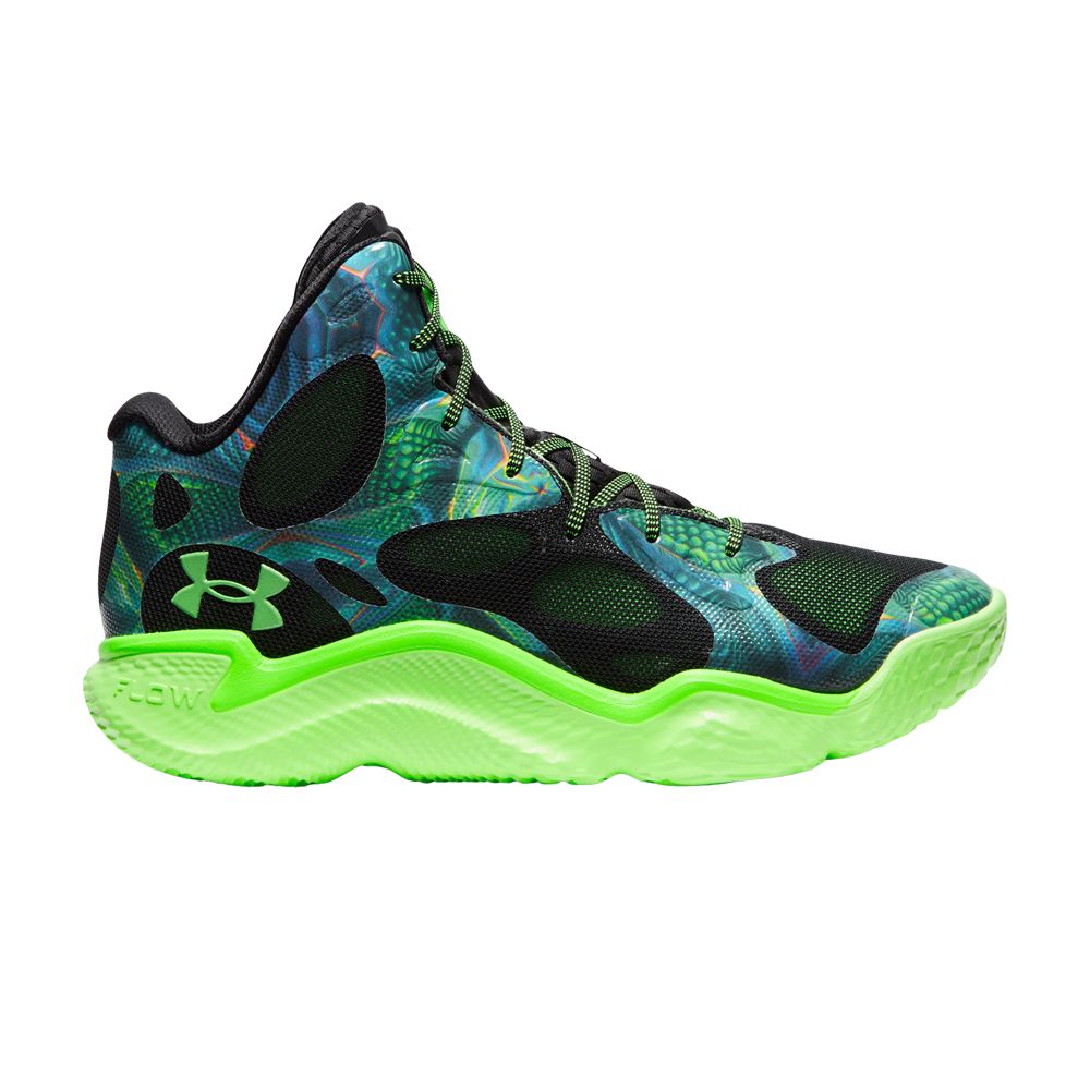 Pre-owned Curry Brand Curry Spawn Flotro 'extraterrestrial' | Green | Men's Size 13