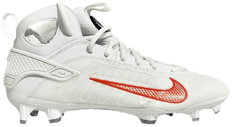Nike Huarache 9 Elite Mid LAX TB White Light Crimson