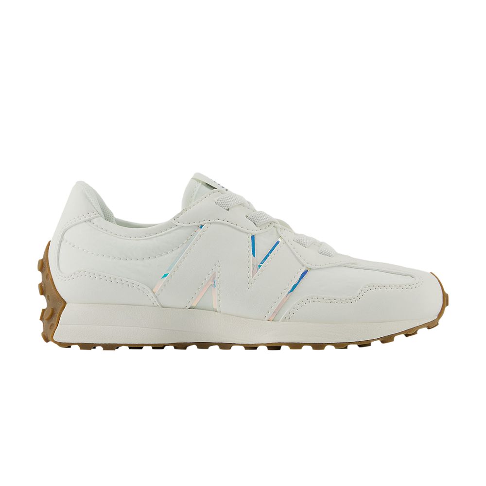 Pre-owned New Balance 327 Little Kid Wide 'sea Salt Iridescent Gum' | White | Kid's Size 11