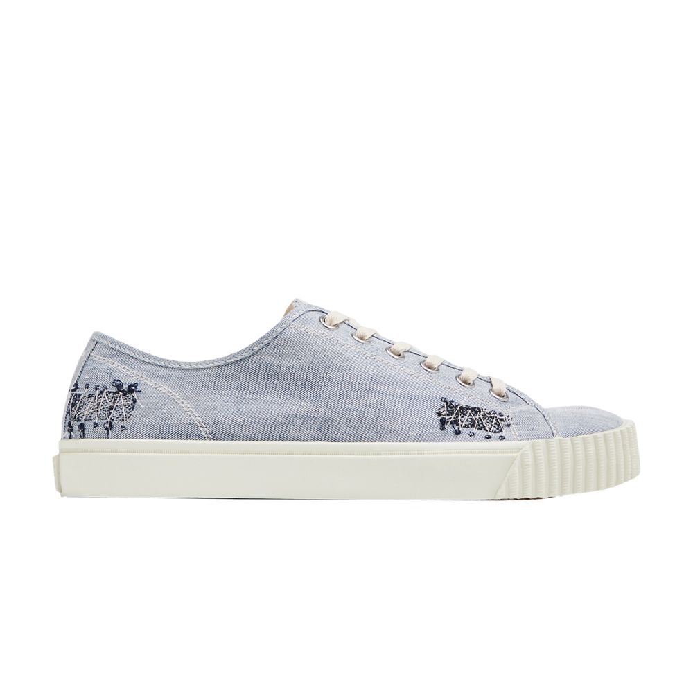 Pre-owned Maison Margiela Wmns Tabi Canvas Low 'light Blue Denim' | Women's Size 42