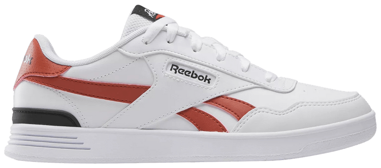 Reebok Wmns Court Advance Clip   White Brick Red Black