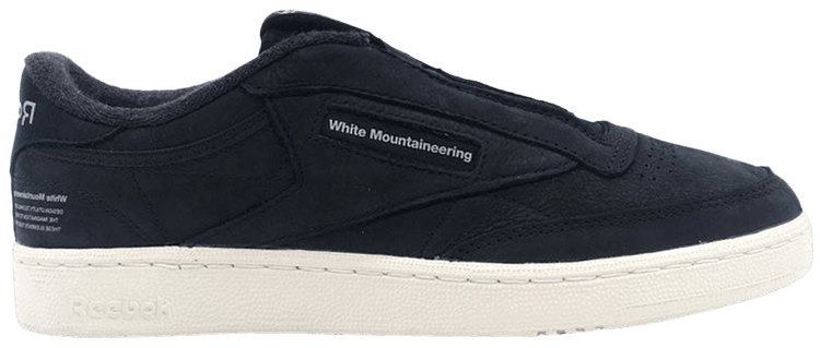 White Mountaineering x Reebok Club C 85 Black Chalk