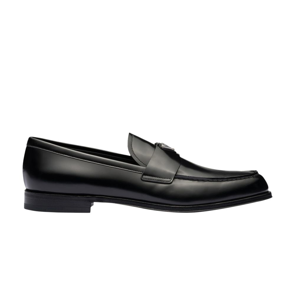 Prada Brushed Leather Loafer 'Black' | Men's Size 6.5 - 2DB205-055-F0002