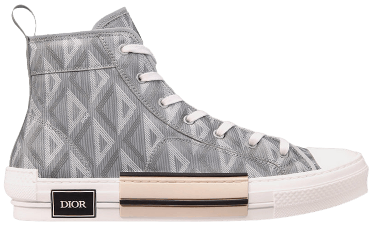 Dior B23 High CD Diamond   Grey White