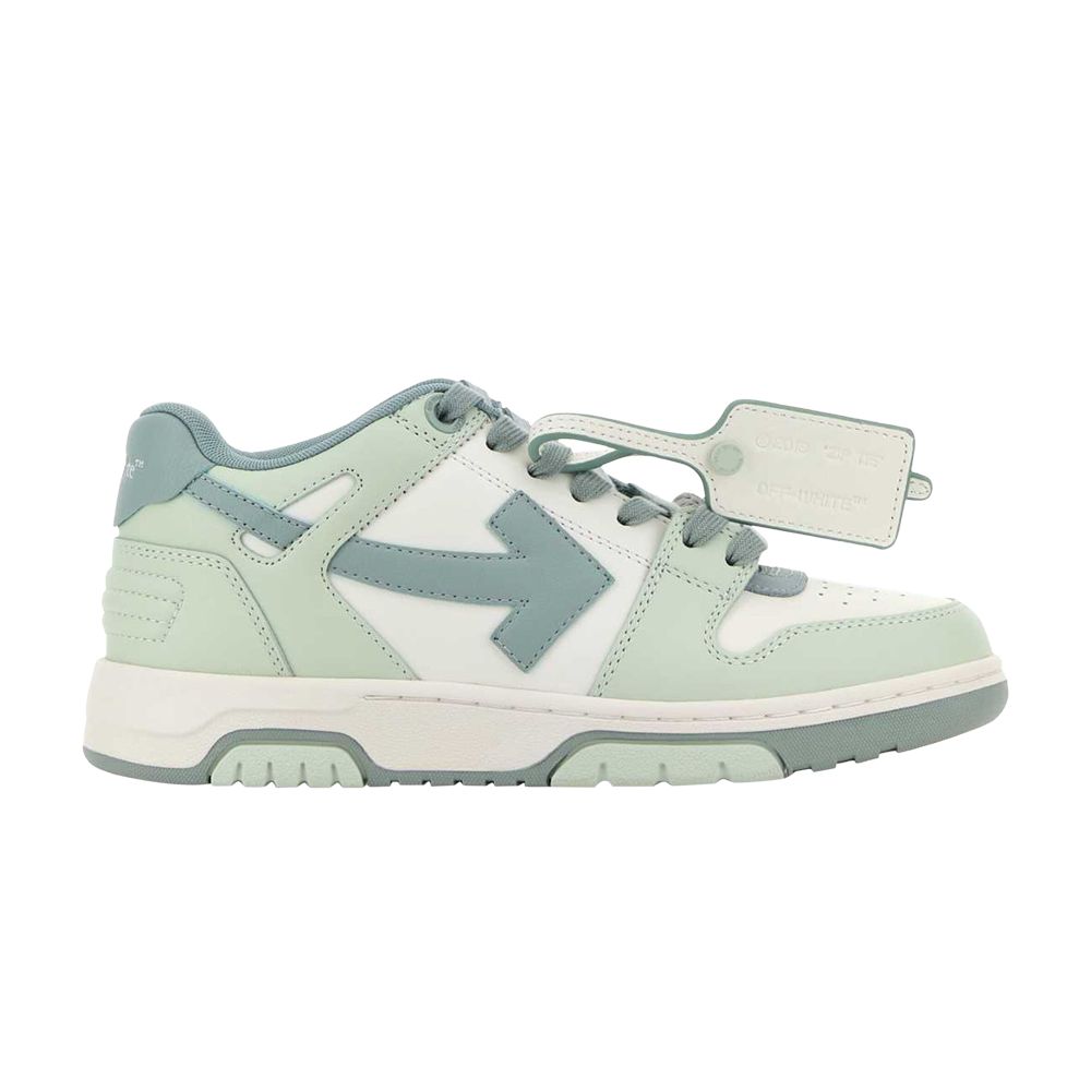 Pre-owned Off-white Wmns Out Of Office 'green Off White' | Women's Size 38