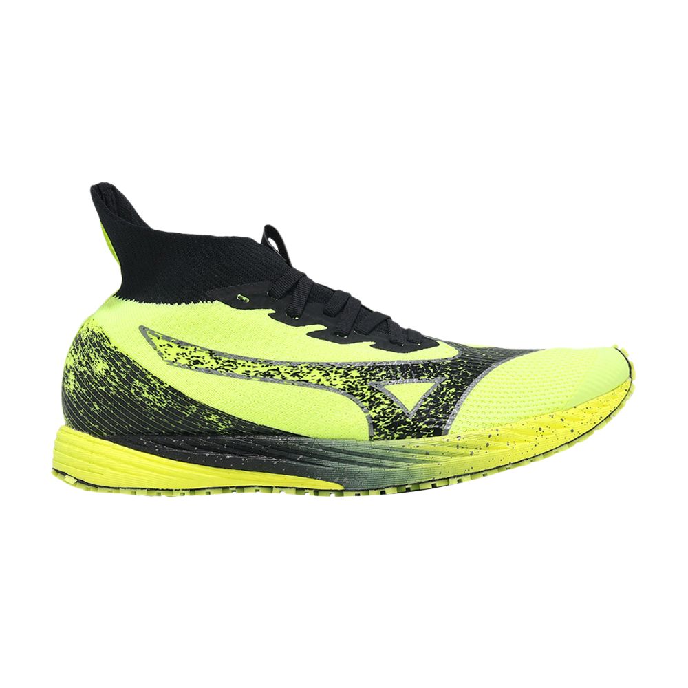 Pre-owned Mizuno Wave Duel Neo 2 Elite 'lime Black' | Yellow | Men's Size 5.5
