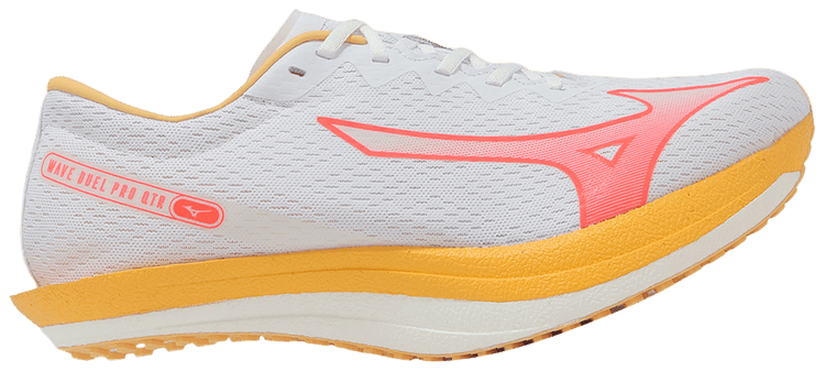 Mizuno WAVE DUEL PRO QTRホワイト/ピンク/イエロー Buy Mizuno Wave Duel Pro QTR 'White Pink Yellow' - U1GD225002