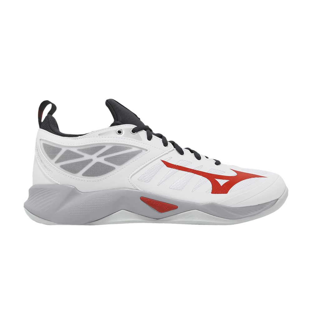 Pre-owned Mizuno Wave Dimension 'white Salsa Vulcan' | Men's Size 12
