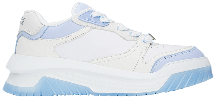 Versace Greca Odissea Sneaker White Blue Hydrangea